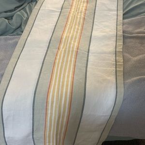 NWOT oversize table runner 20in by 80in by hearth & hand